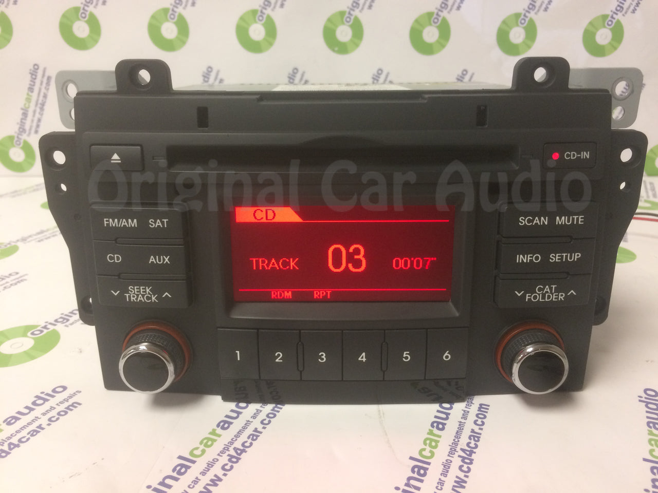 2010 - 2013 Kia Forte OEM Single CD AM FM SAT Radio Bluetooth Receiver