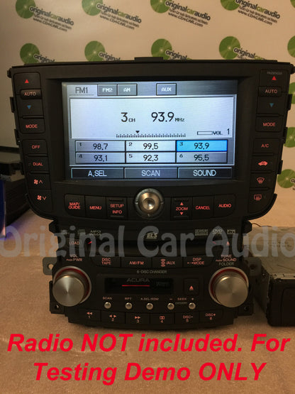 Refurbished 2007 2008 Acura TL S-TYPE GPS Navigation LCD display screen monitor