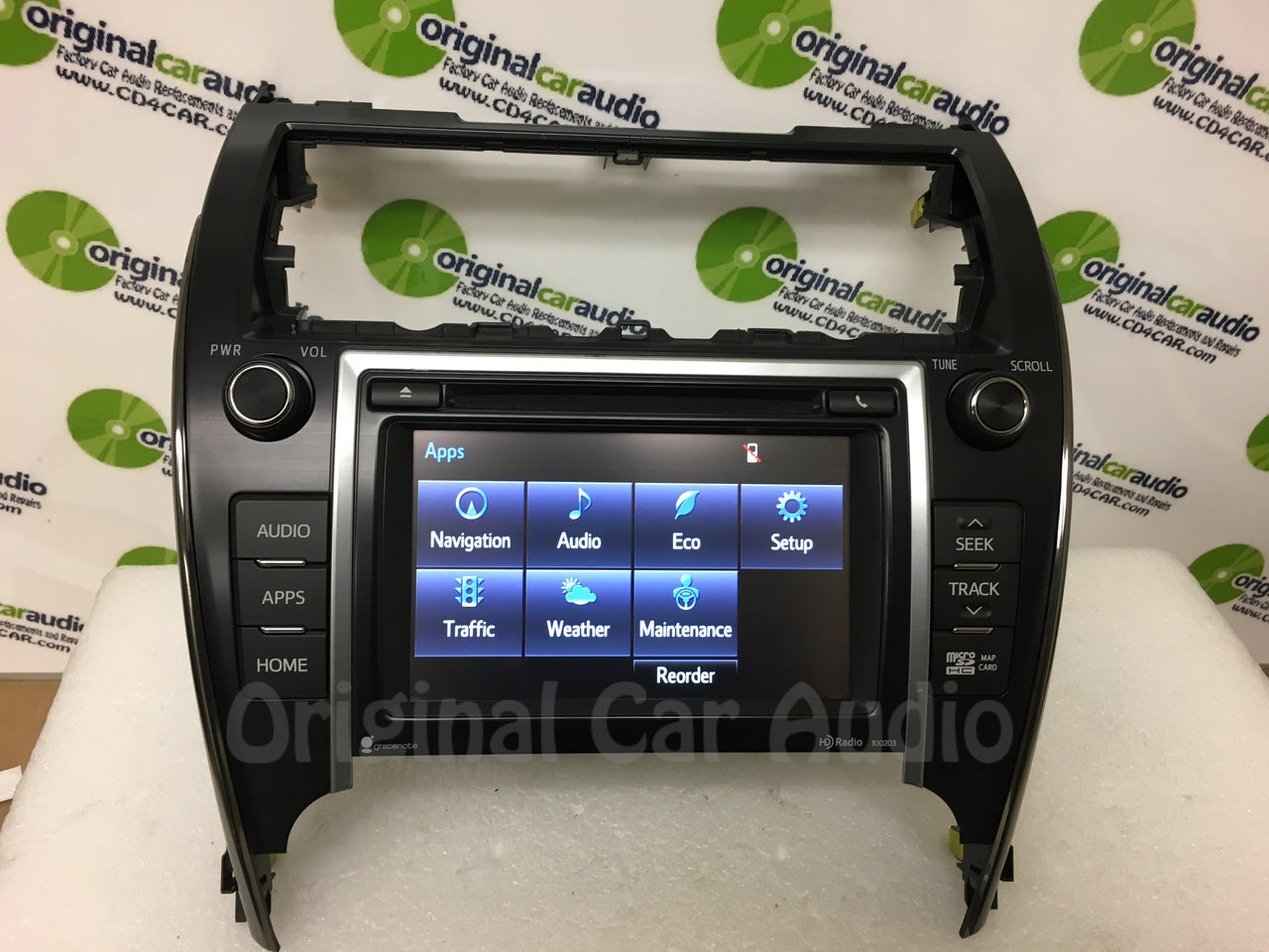 2012 2013 2014 Toyota Camry Touch Screen Navigation GPS HD Radio CD Player 100203