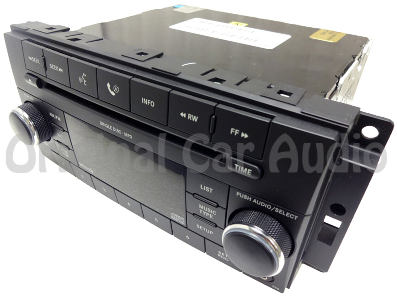 2007 - 2012 Dodge Jeep Chrysler OEM AUX MP3 CD Satellite Radio Player RES