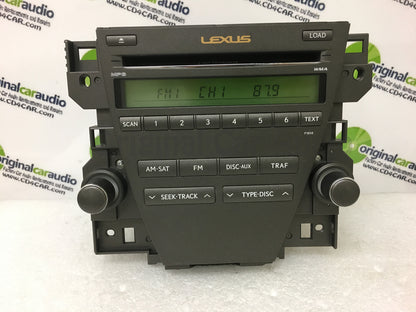 2007 - 2010 Lexus ES350 OEM 6 CD AM FM Sat MP3 Radio P1808