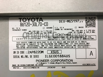 2010 - 2011 Lexus GS350 GS460 OEM 6 CD AM FM SAT USB Radio Reciever P1877