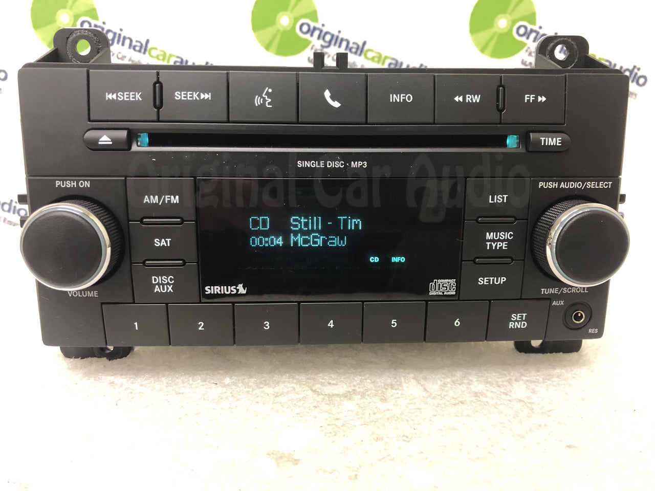 2011 2012 2013 Dodge Jeep OEM RES High-speed AM FM Radio AUX MP3 CD Player