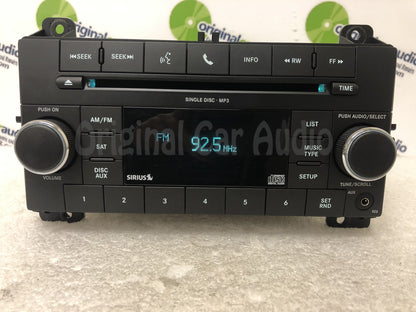 2011 2012 2013 Dodge Jeep OEM RES High-speed AM FM Radio AUX MP3 CD Player