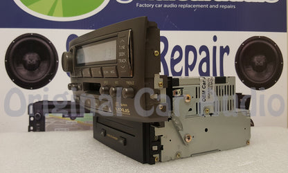 2004 - 2006 LEXUS LS430 Satellite XM Cassette Tape Player 6 Disc Changer Stereo P6811 OEM