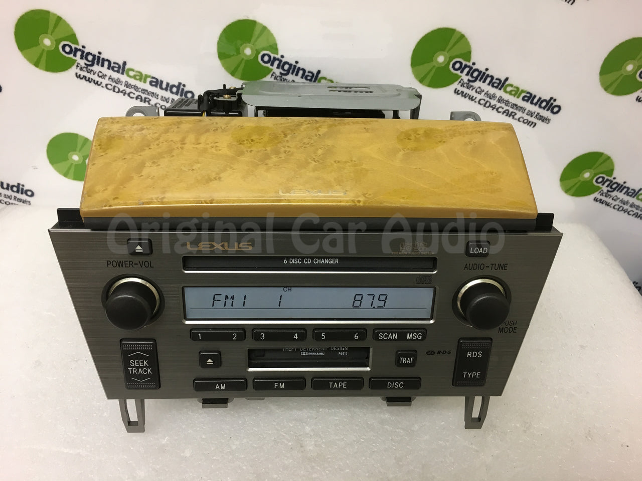 2002 - 2005 Lexus SC430 OEM Radio Tape Cassette Mark Levinson Radio 6 CD Changer P6813
