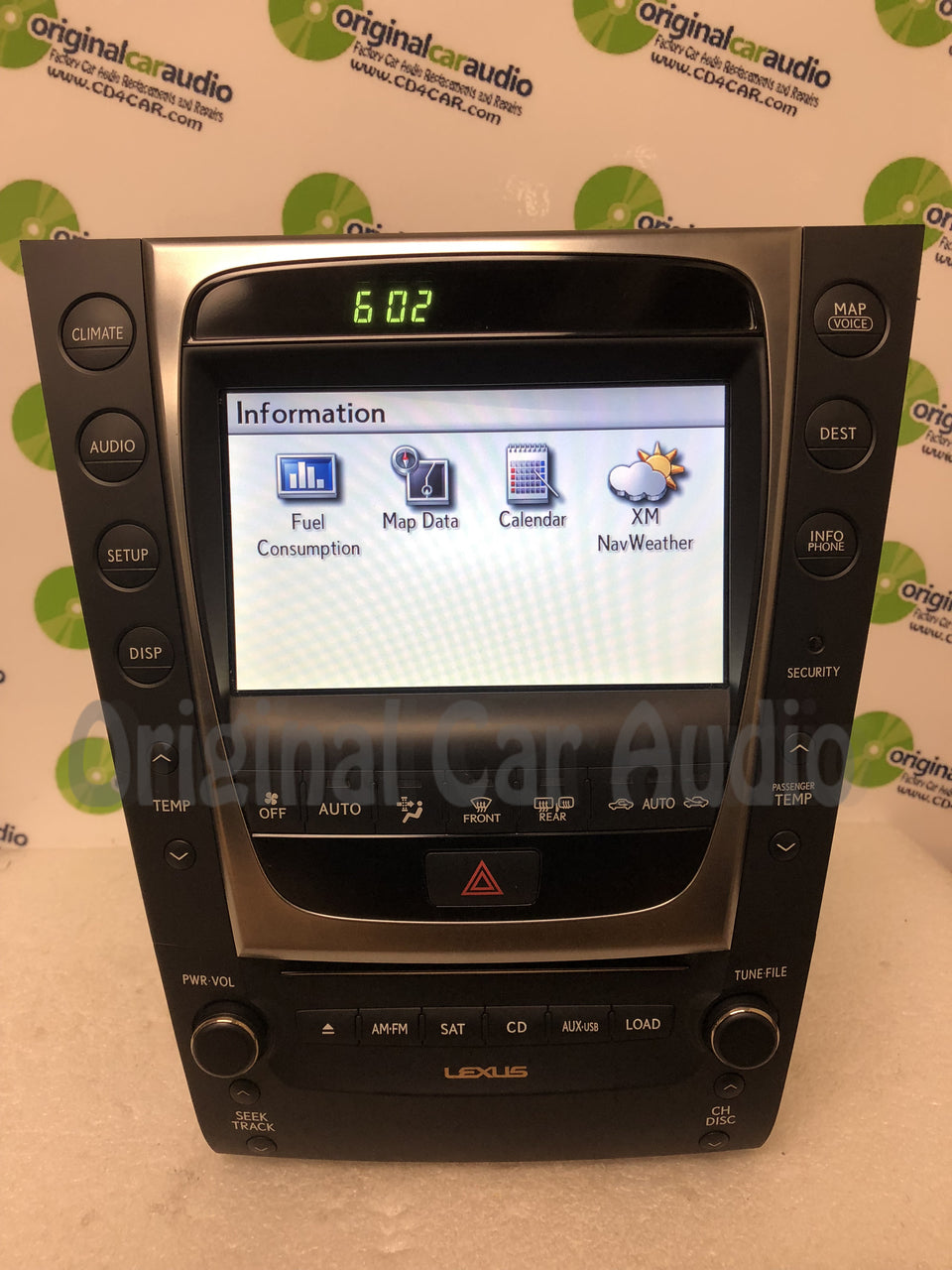 Refurbished 2010 - 2011 10 11 Lexus GS350 GS430 OEM Touch Screen Navigation Display and Radio Receiver P1877