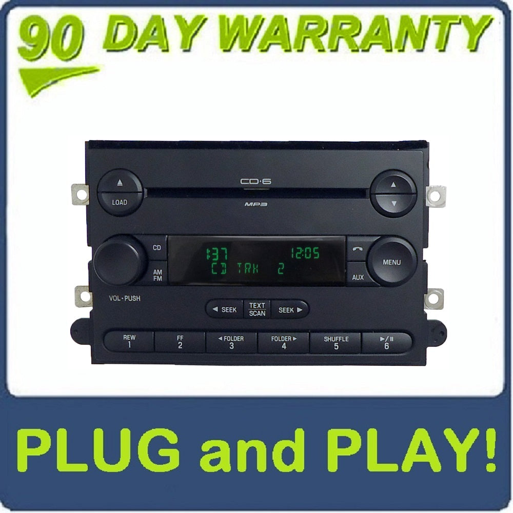 2007 Ford Edge Lincoln MKX OEM 6 CD AM FM MP3 Radio Receiver DATA