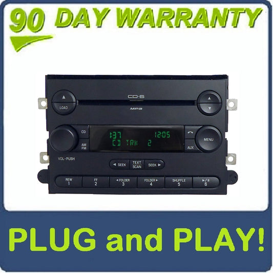 2007 Ford Edge Lincoln MKX OEM 6 CD AM FM MP3 Radio Receiver DATA