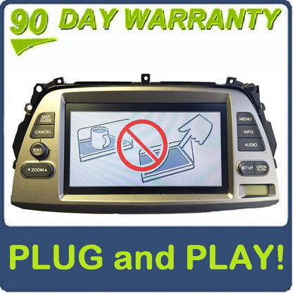 NEW HONDA Odyssey Navigation GPS LCD Display Screen Radio Stereo WITHOUT Trim/Bezel 2007 2008 2009 2010