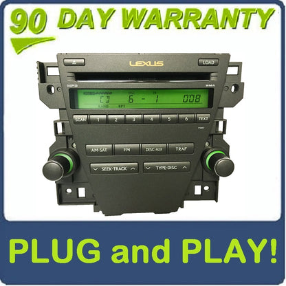 07 08 09 Lexus ES350 OEM Stereo 6 Disc MP3/WMA CD Changer Satellite Radio P1807