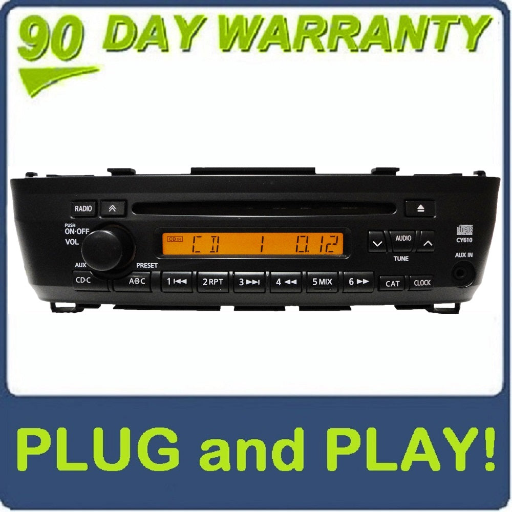 Nissan Sentra OEM AM FM Radio Stereo Single CD Player AUX Remote Changer Controls 4 Speaker 100 Watt System