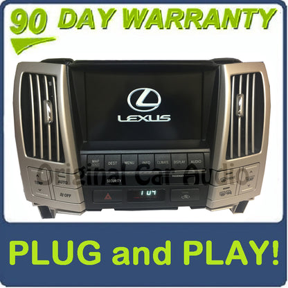 2007 - 2009 Lexus RX350 Navigation GPS Back-up Camera Display Screen