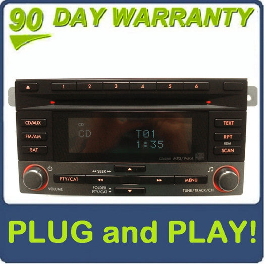 2009 - 2013 SUBARU FORESTER OEM AM FM Radio MP3 Sat AUX CD Player Receiver