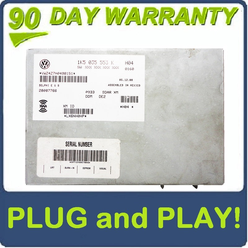 2008 2009 2010 2011 VOLKSWAGEN Beetle Golf Jetta Passat Rabbit OEM XM Satellite Radio Receiver Tuner Module