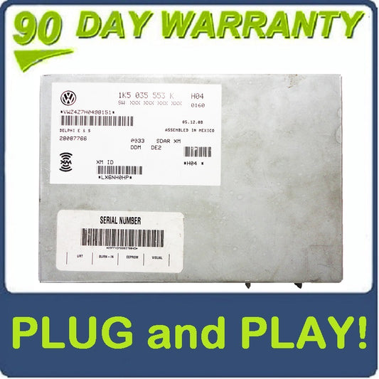2008 2009 2010 2011 VOLKSWAGEN Beetle Golf Jetta Passat Rabbit OEM XM Satellite Radio Receiver Tuner Module