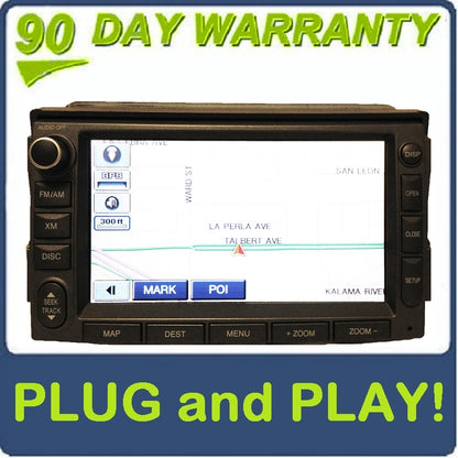06 07 08 09 10 11 Hyundai AZERA LG NAVIGATION CD MP3 Player XM Radio GREY LAN-8672NH1