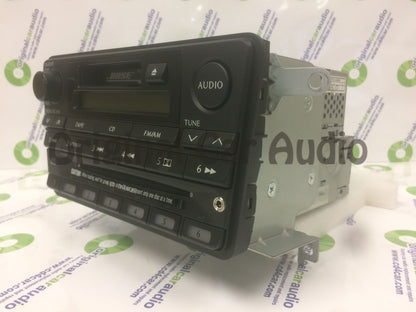 REMAN 2001 INFINITI QX4 OEM BOSE STEREO AM/FM RADIO 6 CD CHANGER Tape CASSETTE PLAYER with Aux Port