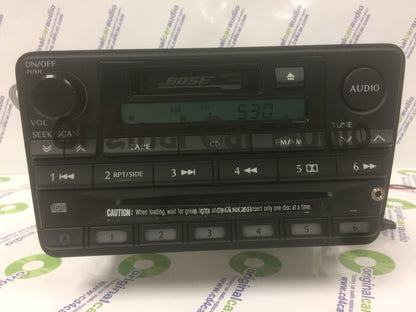 REMAN 2001 INFINITI QX4 OEM BOSE STEREO AM/FM RADIO 6 CD CHANGER Tape CASSETTE PLAYER with Aux Port