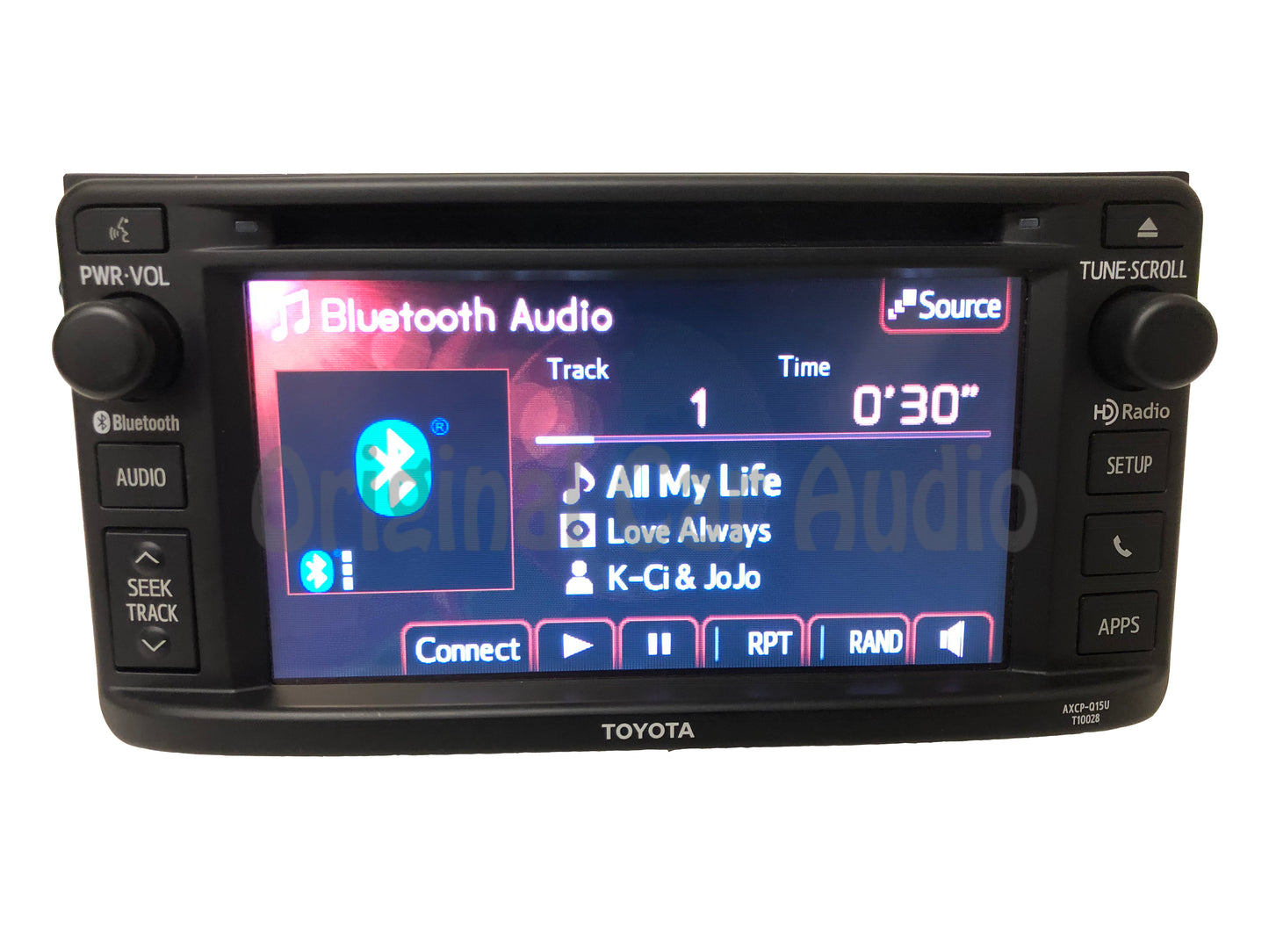 2015 - 2017 Toyota Yaris OEM AM FM HD Radio Bluetooth App Media Receiver