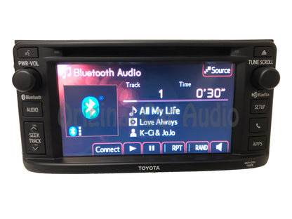 2015 - 2017 Toyota Yaris OEM AM FM HD Radio Bluetooth App Media Receiver