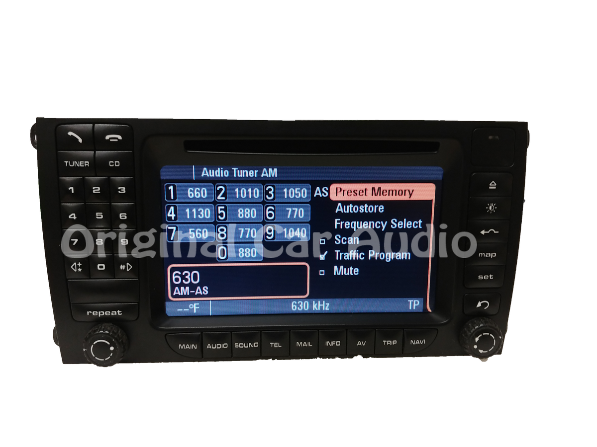 Porsche Cayenne Navigation gps System Radio CD Player OEM