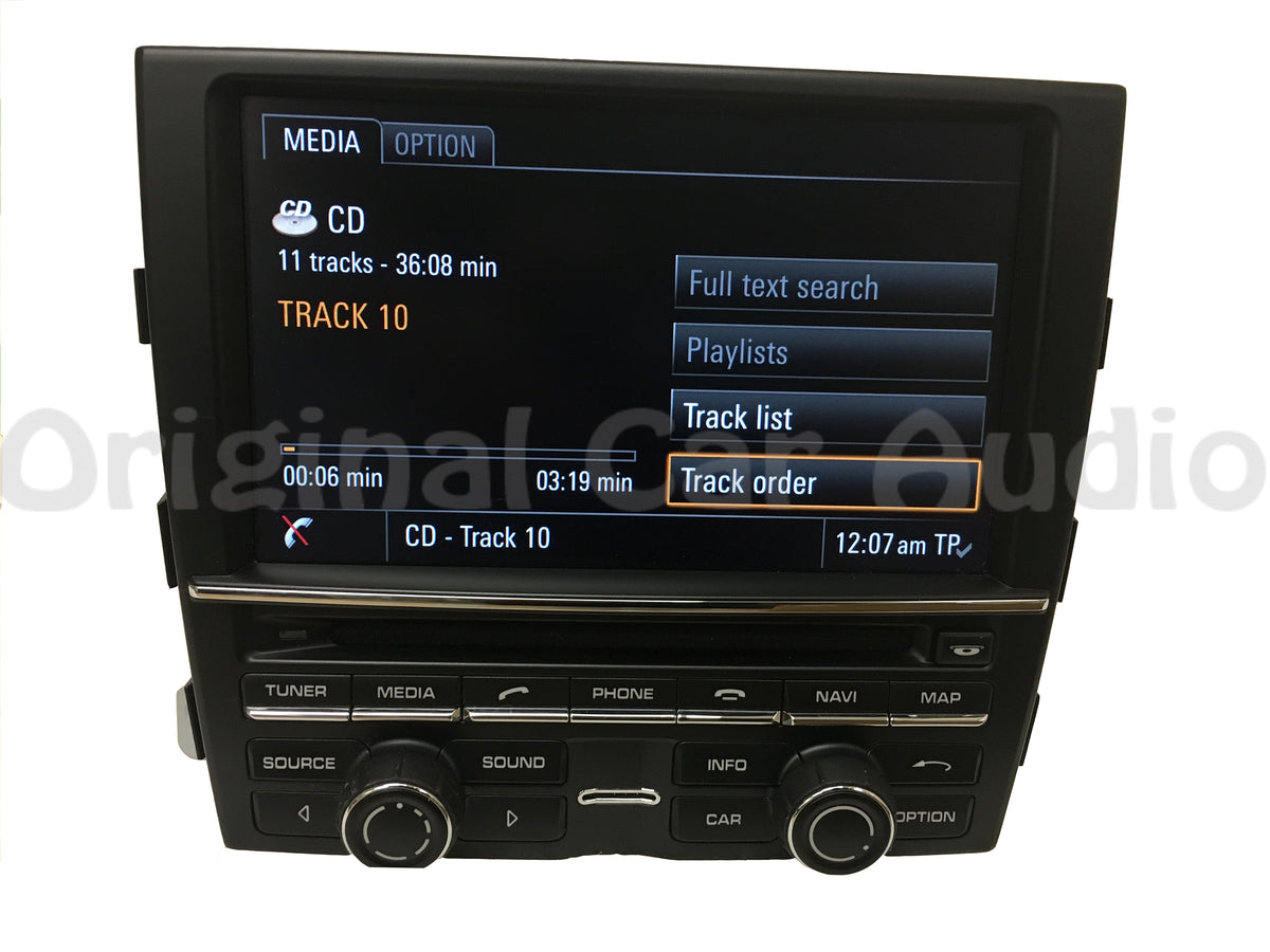 2010 - 2012 Porsche Panamera Navigation HDD Radio Bluetooth CD Player 970