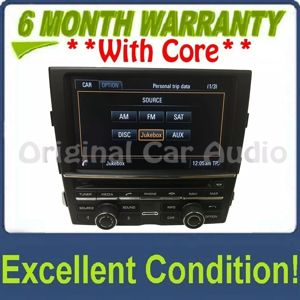 2013 - 2015 Porsche Panamera Navigation HDD JUKEBOX Bluetooth CD Player w/ HD Radio 970