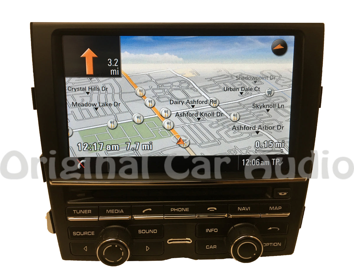 2010 - 2012 Porsche Panamera Navigation HDD Radio Bluetooth CD Player 970