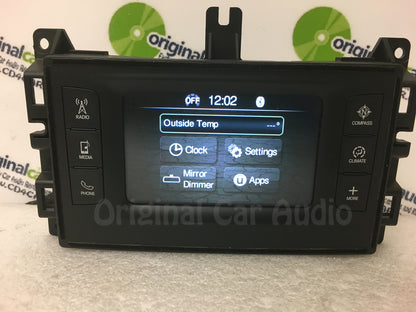 2014 - 2016 Jeep Grand Cherokee OEM VP2 5" Touch Screen AM FM SAT Radio Receiver