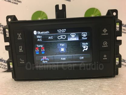 2014 - 2016 Jeep Grand Cherokee OEM VP2 5" Touch Screen AM FM SAT Radio Receiver