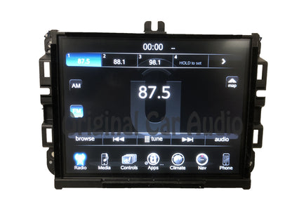 Refurbished 2017 - 2018 Dodge Ram OEM VP4 NA Media XM AM FM Radio Center UConnect LCD Screen