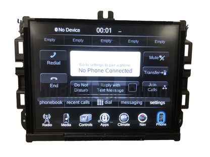 2017 - 2018 Dodge Ram OEM VP4 NA Media XM AM FM Radio Center UConnect LCD Screen