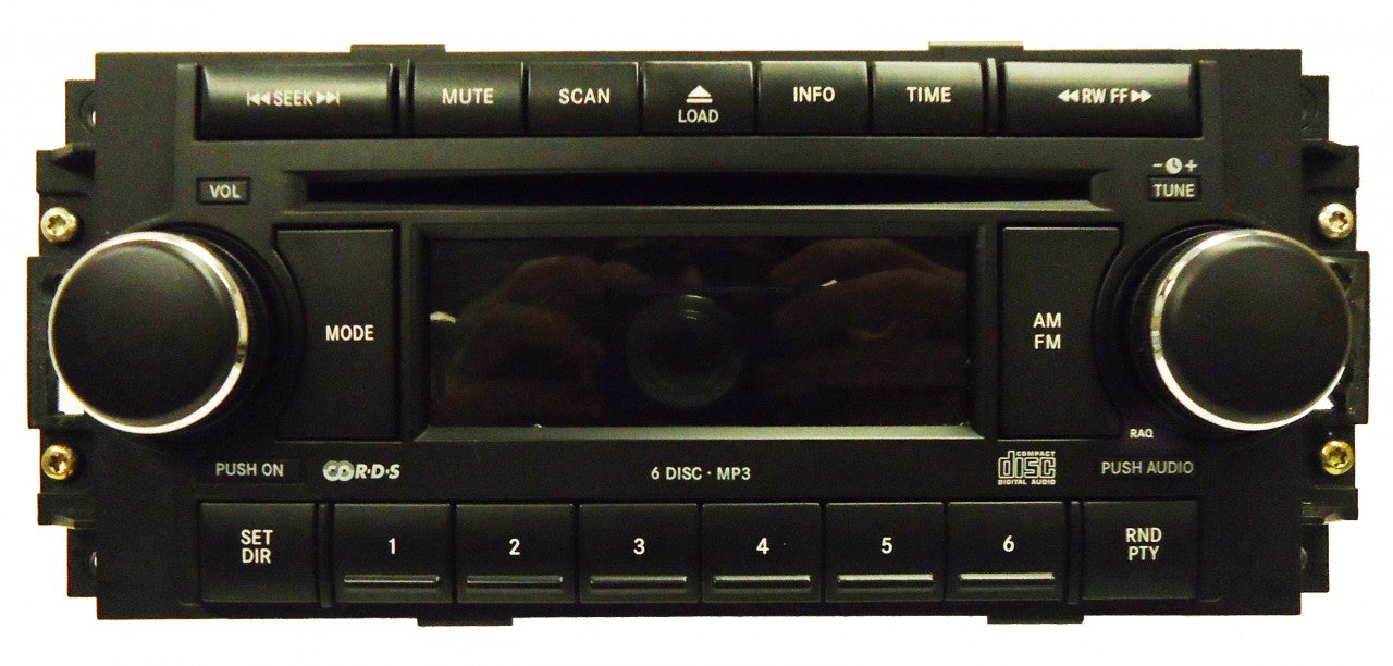 2005 - 2008 Chrysler OEM Radio 6 Disc Changer MP3 CD Player RAQ Stereo Reciever