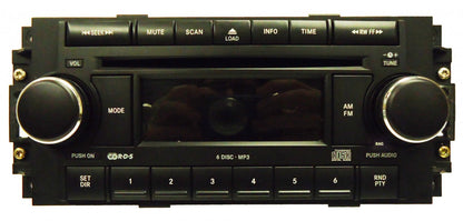 2005 - 2008 Chrysler OEM Radio 6 Disc Changer MP3 CD Player RAQ Stereo Reciever