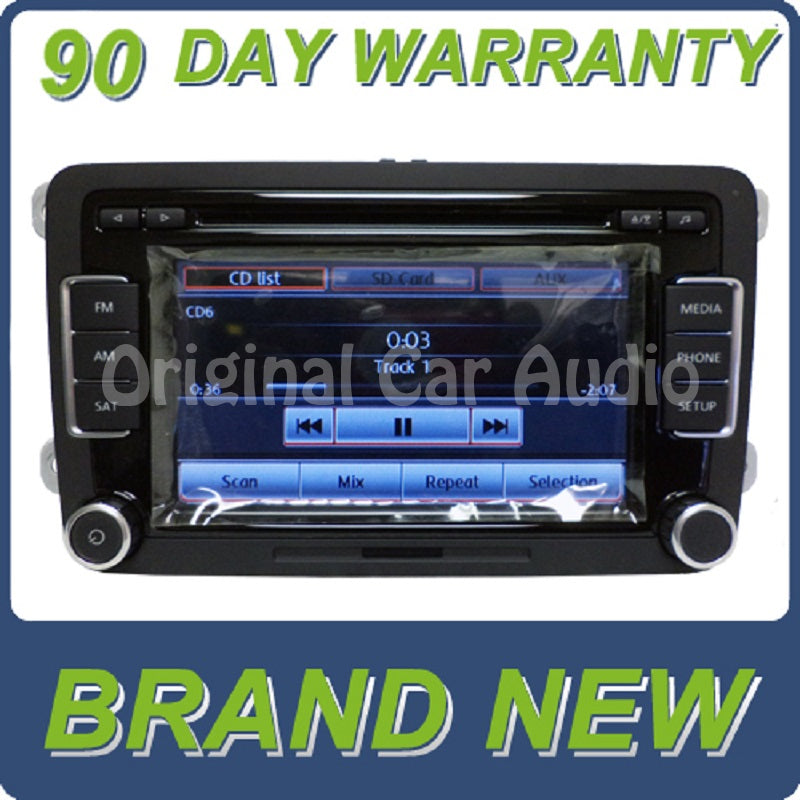 10 11 12 13 VW Volkswagen radio 6 CD player touch screen MP3 Satellite OEM RCD-510