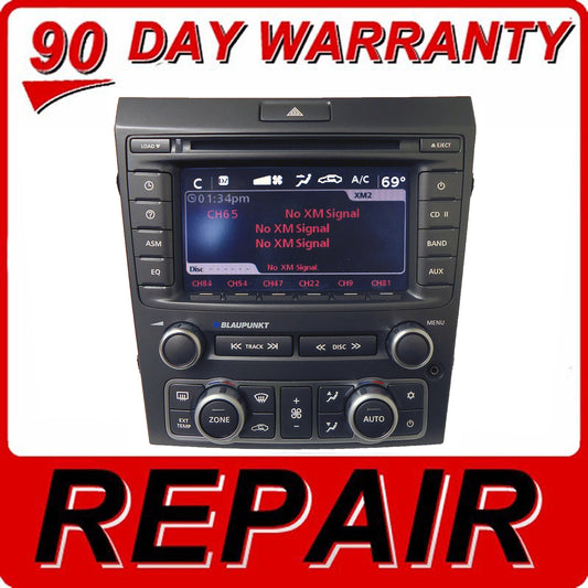 REPAIR SERVICE Pontiac Radio 6 Disc CD Changer TouchScreen BLAUPUNKT XM aux