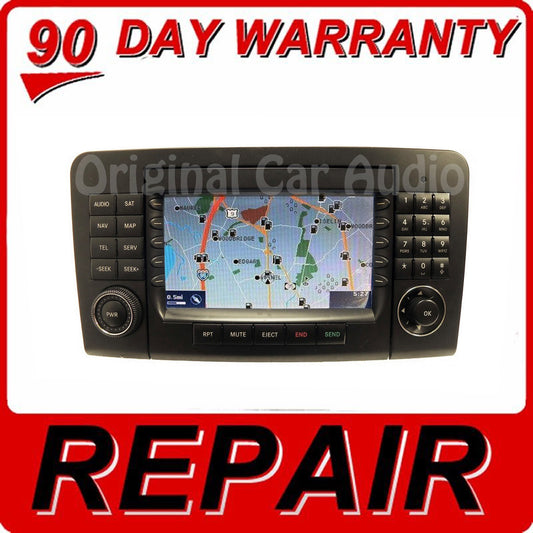 REPAIR 2004 - 2008 Mercedes C-Class CLK-CLass OEM GPS Command Navigation Radio