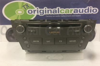 Refurbished 2010 2011 2012 Lexus IS250 IS350 OEM Navigation GPS Unit Display Screen and Radio CD Player Climate Control Temp Package P1839