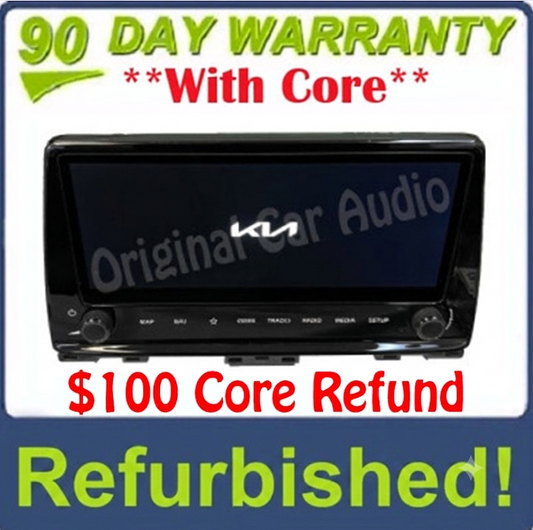 New Screen 2022 - 2024 Kia Forte OEM Radio receiver GPS Navigation 10.25" Display Screen - Analog