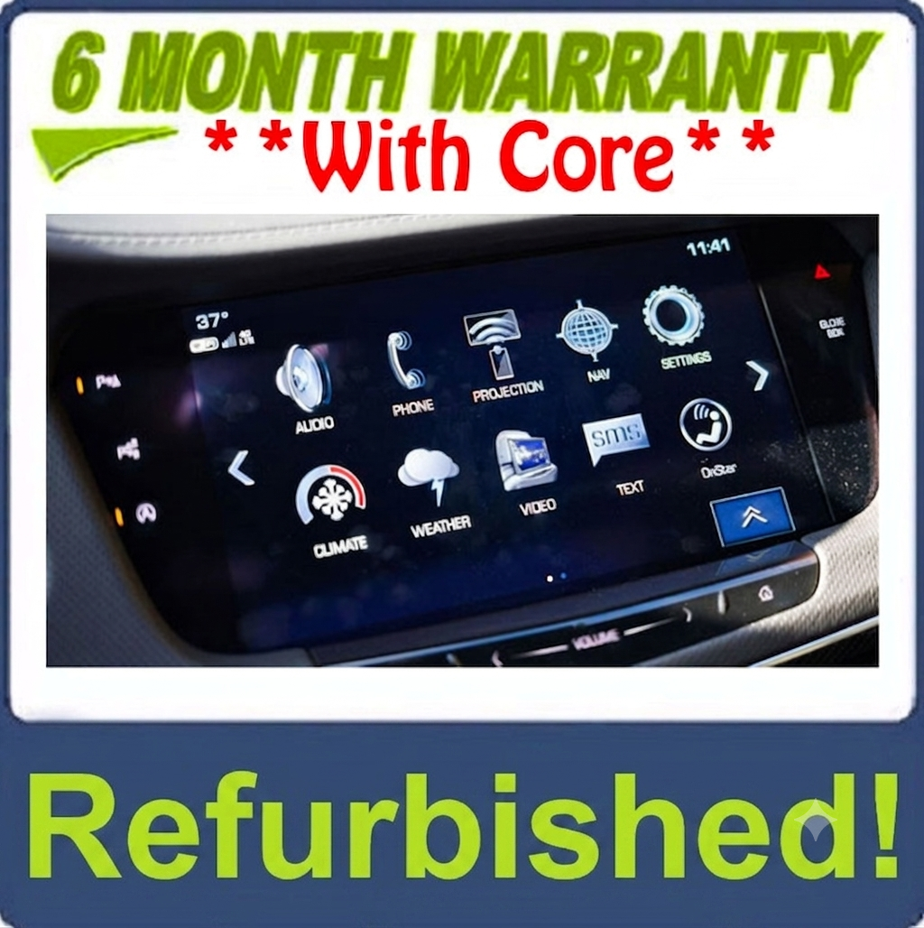New Screen 2016 - 2018 Cadillac CT6 Navigation Information Media Display Screen Refurbished