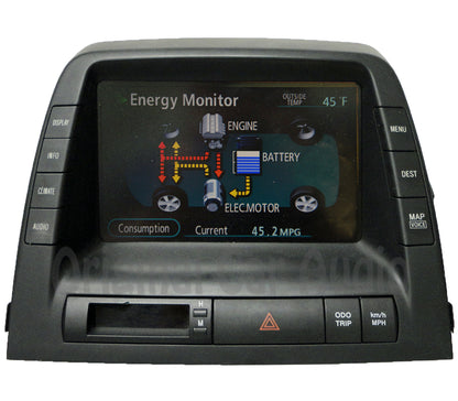REPAIR 2004 - 2009 Toyota Prius OEM Information Energy Center Screen REPAIR SERVICE