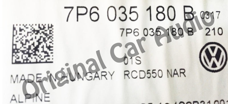 REPAIR 2011 2012 2013 2014 Volkswagen Touareg OEM Touch Screen Sirius Radio Stereo 6 Disc Changer RCD-550