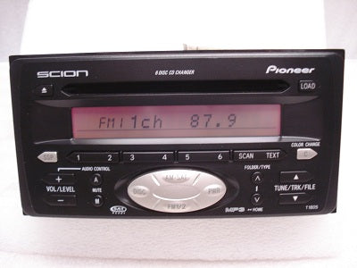SCION xA xB xD tC Factory (OEM) Radio Satellite and 6 CD Player Disc Stereo Toyota 4runner Celica Echo FJ Cruiser Highlander MR2 Rav4 Yaris T1802 T1805  86120-0W090 or 86120-0W110