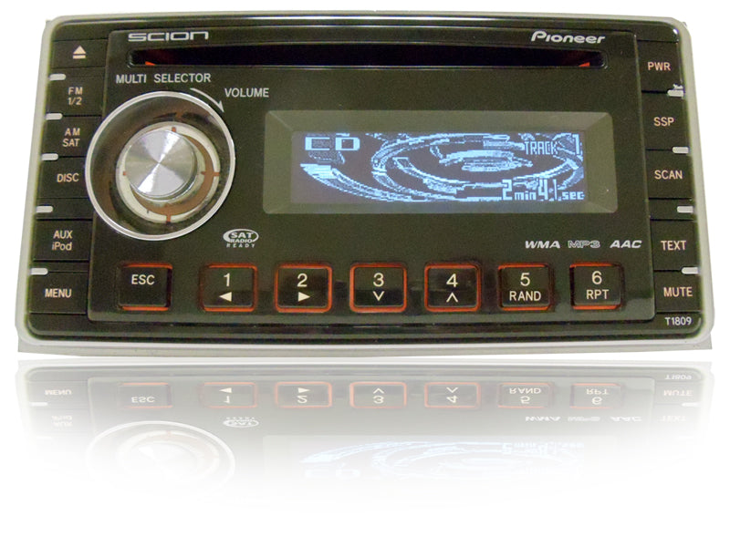 Scion Pioneer Radio Stereo MP3 CD Player Receiver AUX T1809