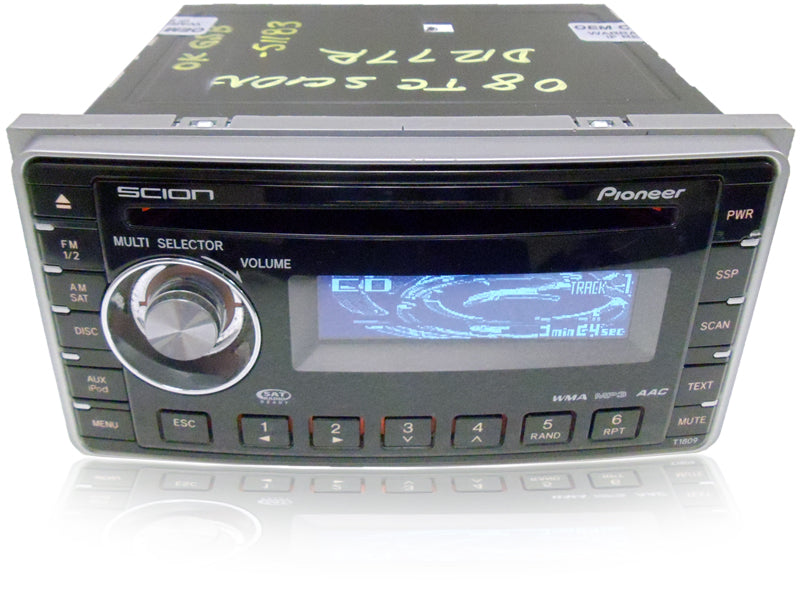 Scion Pioneer Radio Stereo MP3 CD Player Receiver AUX T1809