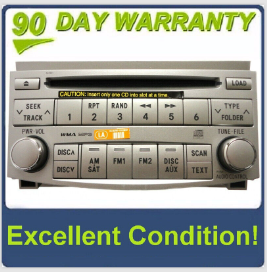 TOYOTA Avalon AM FM Satellite Radio 6 Disc Changer MP3 CD Player
