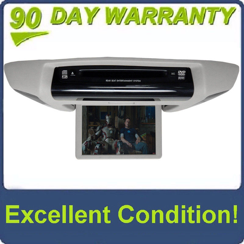 SUBARU Tribeca DVD Player Rear Entertainment System LCD Display Screen Monitor GREY GRAY 86255XA00AMVV 86255XA00AMV 2006 2007 2008 2009 2010 2011 OEM With Lights