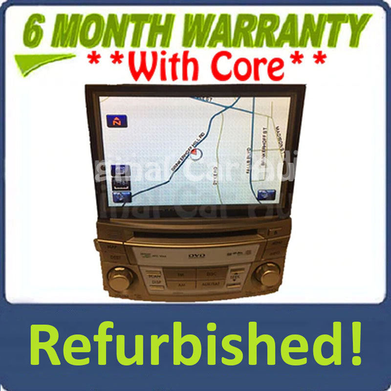 Refurbished 2010 - 2012 Subaru Outback Legacy OEM AM FM SAT SINGLE CD Navigation Touch Screen Harmon Kardon Premium Sound