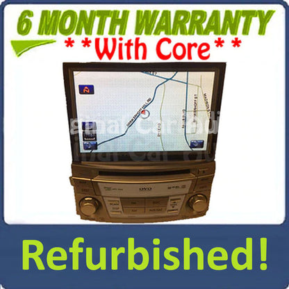 Refurbished 2010 - 2012 Subaru Outback Legacy OEM AM FM SAT SINGLE CD Navigation Touch Screen Harmon Kardon Premium Sound